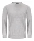 Hovedminiatyrbilde av Light Grey Melange J. Harvest & Frost Merino U-hals Strikkegenser