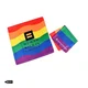 Hovedminiatyrbilde av 53 x 53 cm Aurora Pride RPET Silkeskjerf