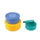 Hovedminiatyrbilde av 400 ml Messingport Rund Silikon Matboks