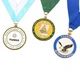 Hovedminiatyrbilde av 3 x 3 cm Opaltun Tilpasset Medalje i Imitert Emalje