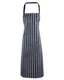 Hovedminiatyrbilde av Marine/Hvit Premier Stripe Bomull Forkle
