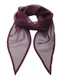 Hovedminiatyrbilde av Aubergine Premier Chiffon Skjerf Skjerf Dame
