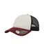 Hovedminiatyrbilde av White/Black/Burgundy Atlantis Rapper Caps