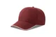 Hovedminiatyrbilde av Burgundy Atlantis Recy Five Piping RPET Caps med Kontrastbrem