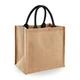 Hovedminiatyrbilde av Natural/Black Westford Mill Midi Jute 14L Handlenett