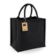 Hovedminiatyrbilde av Black/Black Westford Mill Midi Jute 14L Handlenett