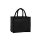 Hovedminiatyrbilde av Black/Black Westford Mill Natural Starched Midi Tote Jute 14L Handlenett