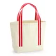 Hovedminiatyrbilde av Natural/Classic Red Westford Mill Boat EarthAware® 340 g/m2 Økologisk Bomullskanvas 19L Strandveske