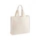 Hovedminiatyrbilde av Natural Westford Mill Chevron Handle GRS Resirkulert Bomull/Polyester 18L Shoppingbag