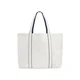 Hovedminiatyrbilde av Soft White/French Navy Westford Mill Courtside  20L Resirkulert Bomull og Polyester Shoppingbag