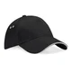 Hovedminiatyrbilde av Black/Light Grey Beechfield Bomull Ultimate  Caps