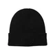 Hovedminiatyrbilde av Black Beechfield RPET Circular Fashion Ribbestrikket Lue