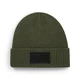 Hovedminiatyrbilde av Military Green/Black Beechfield Resirkulert Polyester Ribbestrikket Patch Lue