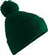 Hovedminiatyrbilde av Bottle Green Beechfield Fan Patch GRS Resirkulert Beanie med Dusk