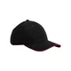 Hovedminiatyrbilde av Black/Classic Red Beechfield Earthaware® Classic Økologisk Bomull  Caps