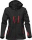 Hovedminiatyrbilde av Sort/Rød Stormtech Patrol Polyester Skalljakke Allværsjakke Dame