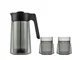 Hovedminiatyrbilde av Black Jacob Jensen Presskanne med 2 stk Glass