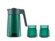 Hovedminiatyrbilde av Green Jacob Jensen Presskanne med 2 stk Glass