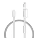 Hovedminiatyrbilde av Grå XD Xclusive Arc RCS 60W 120 cm 2-i-1 Ladekabel