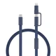 Hovedminiatyrbilde av Blå XD Xclusive Arc RCS 60W 120 cm 2-i-1 Ladekabel