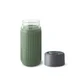 Hovedminiatyrbilde av Olivengrønn Black + Blum 340ml To Go Glasskopp med Silikonhylse