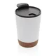 Hovedminiatyrbilde av Hvit XD Collection 300 ml GRS Resirkulert Stål og PP Termokopp med Kork
