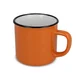 Hovedminiatyrbilde av Orange Emaljestil keramisk krus 280ml