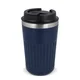 Hovedminiatyrbilde av Dark blue Resirkulert rustfritt stål termo kaffe til å ta med 400 ml