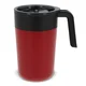 Hovedminiatyrbilde av Dark Red Kaffekopp med dobbel vegg 400 ml