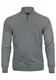 Hovedminiatyrbilde av Grey Melange Nimbus Brighton Bomull og Nylon 1/4-Zip Strikkegenser