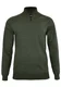Hovedminiatyrbilde av Olive Melange Nimbus Brighton Bomull og Nylon 1/4-Zip Strikkegenser