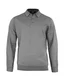 Hovedminiatyrbilde av Grey Melange Nimbus Brighton Bomull og Nylon Langermet Polo