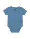 Hovedminiatyrbilde av Dusty Indigo Neutral Babybody med Korte Ermer