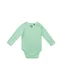 Hovedminiatyrbilde av Dusty Mint Neutral Babybody med Lange Ermer