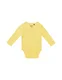 Hovedminiatyrbilde av Dusty Gul Neutral Babybody med Lange Ermer