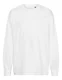 Hovedminiatyrbilde av Hvit Neutral Tiger Cotton Oversized Langermet T-skjorte