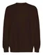 Hovedminiatyrbilde av Brun Neutral Tiger Cotton Oversized Collegegenser