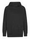 Hovedminiatyrbilde av Svart Neutral Tiger Cotton Oversized Hettegenser med Sidelommer