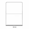 Miniatyrbilde 1 av 1-135-npl1134 Tekstilbanner med ramme 152 cm