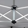 Miniatyrbilde 6 av Trykk på én side av veggene Popup-telt 3x3 meter med LED-lys, tak, bakvegg og to halvvegger
