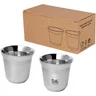 Miniatyrbilde 3 av Solid svart Duo 80 ml RCS Rustfritt Stål Espressokoppsett