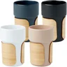 Miniatyrbilde 2 av Hale blue Fika 340 ml Bambushylse Termokopp