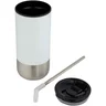 Miniatyrbilde 4 av Hvit Grayson 480 ml RCS Rustfritt Stål Termokopp med Sugerør