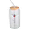 Miniatyrbilde 3 av Transparent Mirage 500 ml Borosilikat Glasskopp med Bambuslokk
