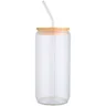 Miniatyrbilde 1 av Transparent Mirage 500 ml Borosilikat Glasskopp med Bambuslokk