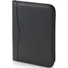 Miniatyrbilde 4 av Solid svart Ebony A4 Dokumentmappe med Glidelås