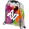 Miniatyrbilde 3 av Solid svart/Transparent klar Lancaster PVC Transparent 5L Gympose