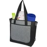 Miniatyrbilde 3 av Solid svart/Lynggrå Reclaim 600D GRS Resirkulert Polyester 15L Shoppingbag med Glidelås