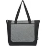 Miniatyrbilde 1 av Solid svart/Lynggrå Reclaim 600D GRS Resirkulert Polyester 15L Shoppingbag med Glidelås