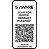 Miniatyrbilde 4 av Grønn Crescent Aware™ RPET og Bomull Crossbody Veske